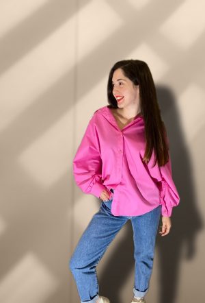 Chemise rose bonbon peach blossom paris