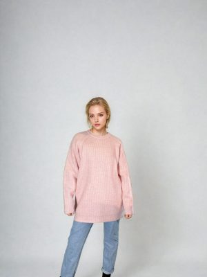 pull long rose doux peach blossom paris