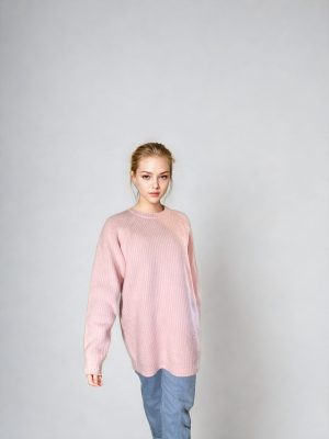 pull long rose doux peach blossom paris