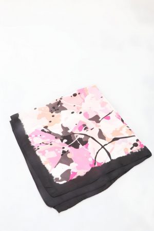 Foulard Peach Rose floral peach blossom paris
