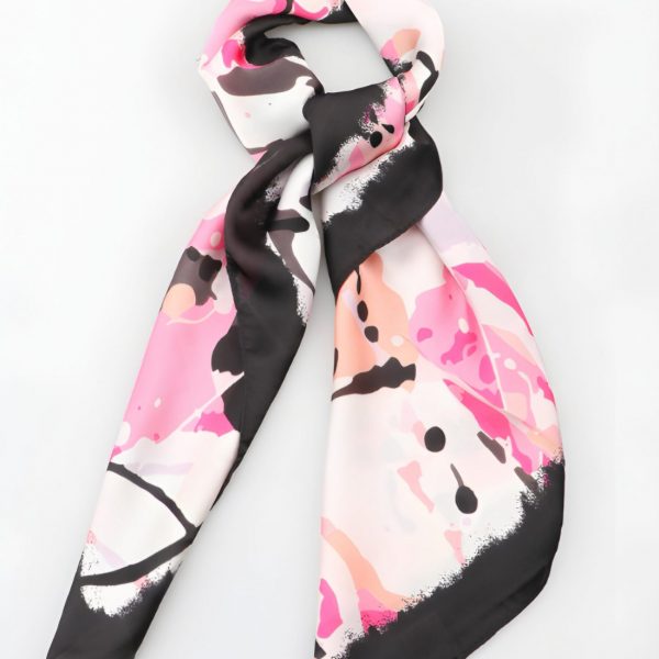 Foulard Peach Rose floral peach blossom paris