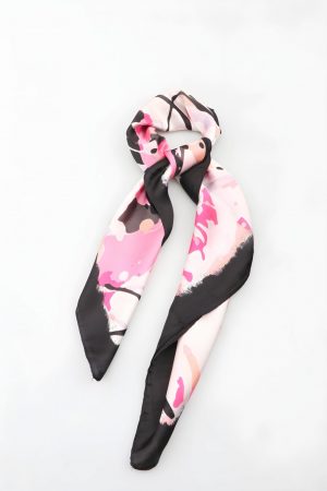 Foulard Peach Rose floral peach blossom paris