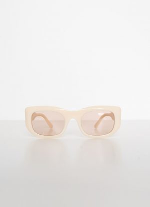 Lunettes de soleil beige crème nude peach blossom paris